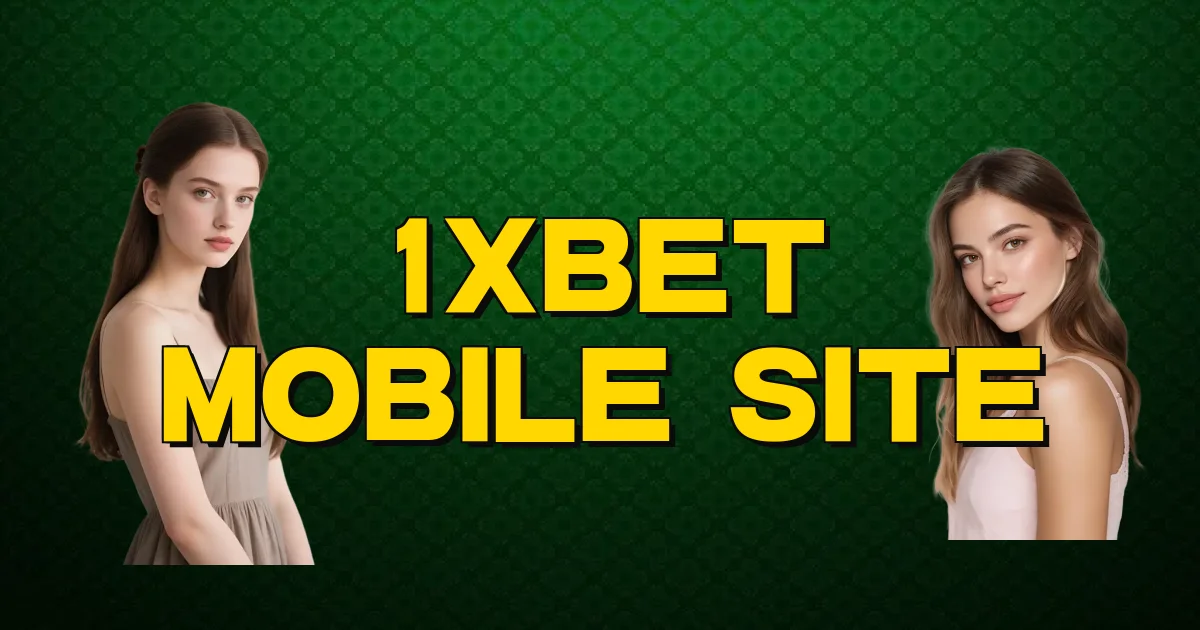 1Xbet Mobile Site Oficial