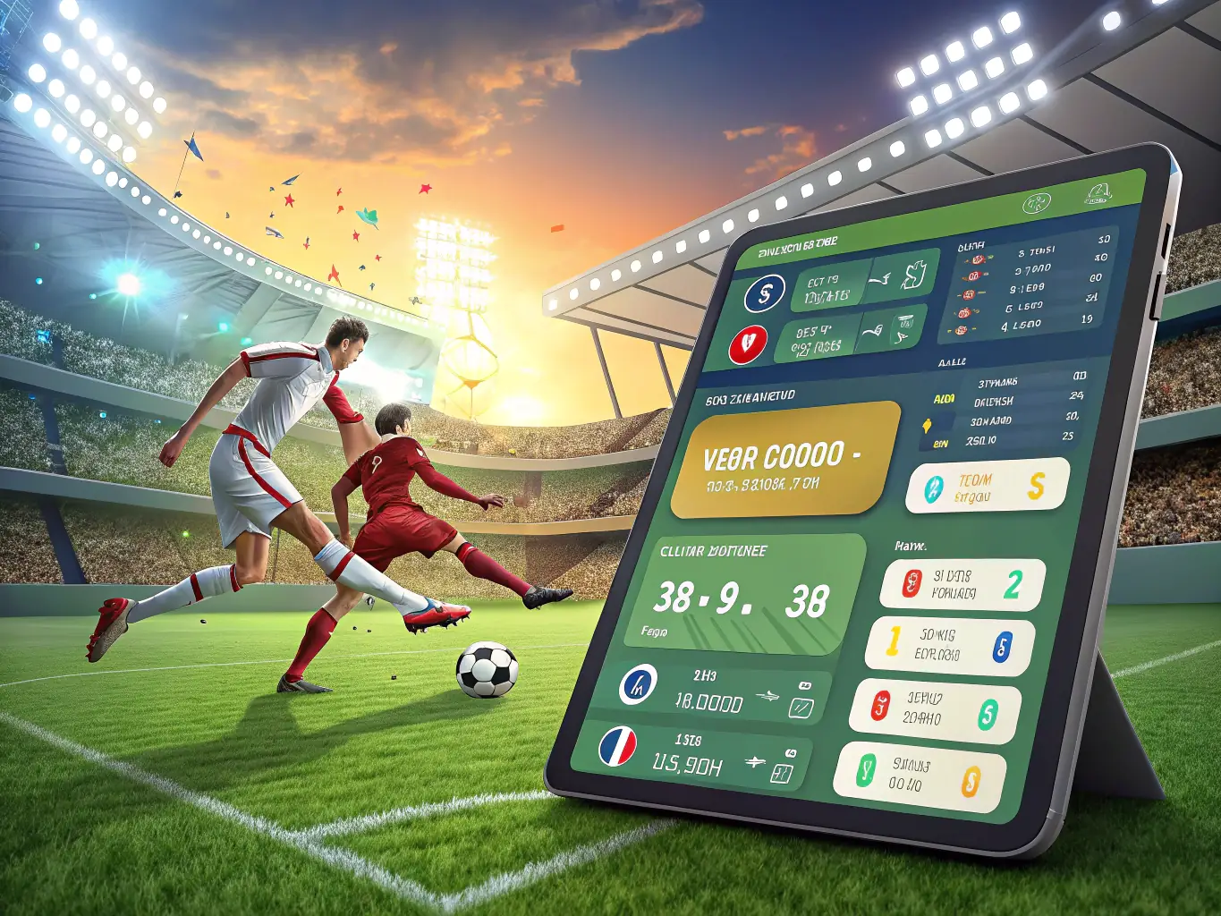 An image depicting a diverse selection of betting options available on 59brl bet, including sports betting, casino games, and virtual entertainment.