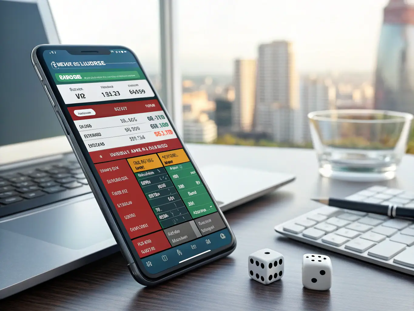 A vibrant image showcasing the 59brl bet platform's intuitive interface on a mobile device, highlighting its ease of use and accessibility.