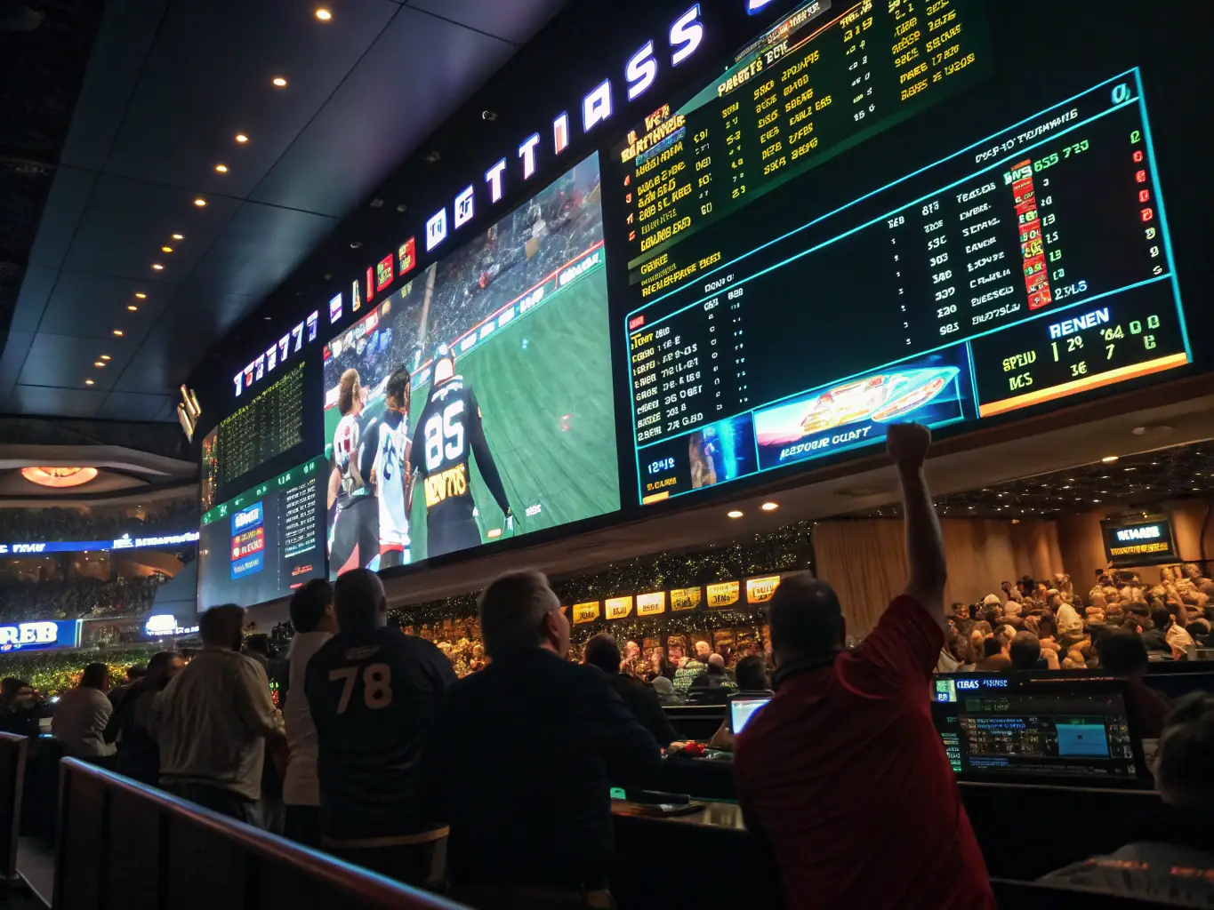 A vibrant image showcasing a live sports betting interface with various soccer matches and odds displayed, capturing the excitement of real-time betting on the 59brl bet platform.